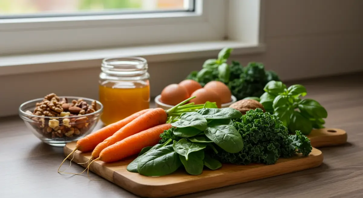 Witamina D, żelazo i biotyna